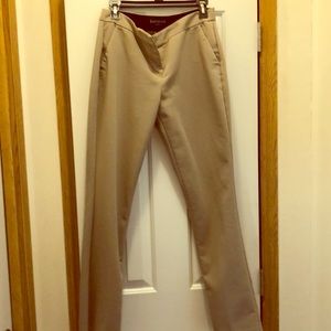 Express columnist work pants tan size 8